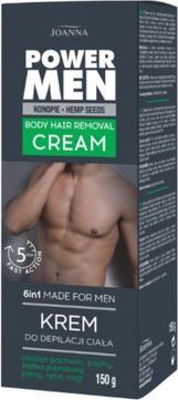 Immagine prodotto Joanna Power Men Crema Depilazione Corpo 6in1 Depilazione Corpo Uomo Semi di Canapa