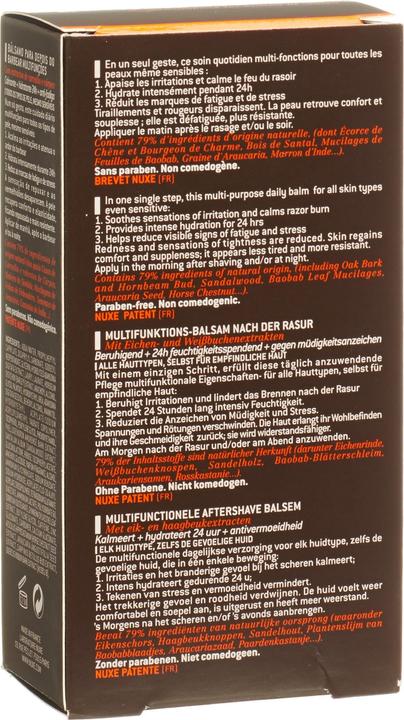Actual product image Nuxe Multifunctional Aftershave Balm Men (Balm, 50 ml)