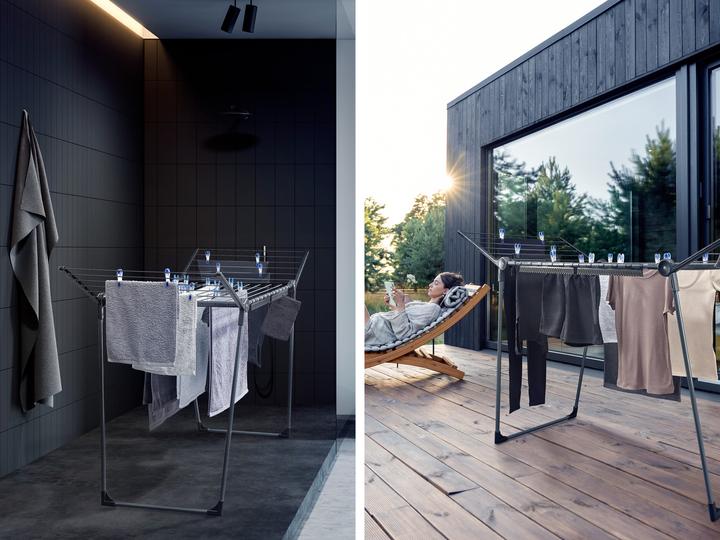 Actual product image Leifheit Pegasus 180 Solid clothes horse (18 m)