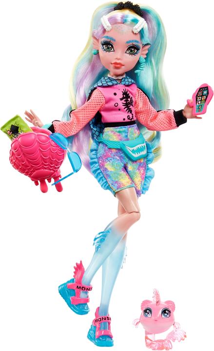 Image du produit Monster High Lagoona Blue Doll With Pet And Accessories (Poupée bleue avec animaux et accessoires)