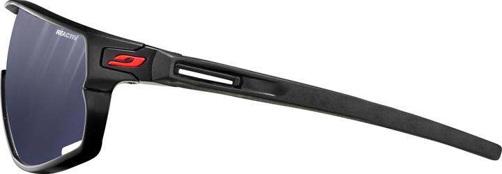 Actual product image Julbo Rush Reactiv Performance 0-3 Sports Glasses (Black, Charcoal, Grey)