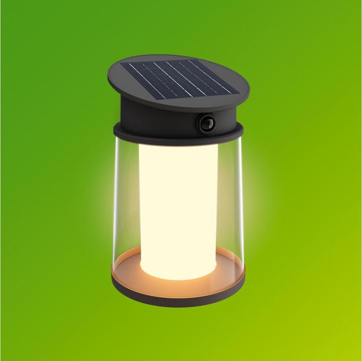 Actual product image Philips Lighting Juda 929004633201 Solar-Aussenwandleuchte 3.2 W Warmweiss Schwa (470 lm, IP44)