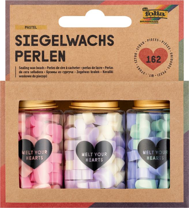 Produktbild Folia Siegelwachs-Perlen "Pastel"