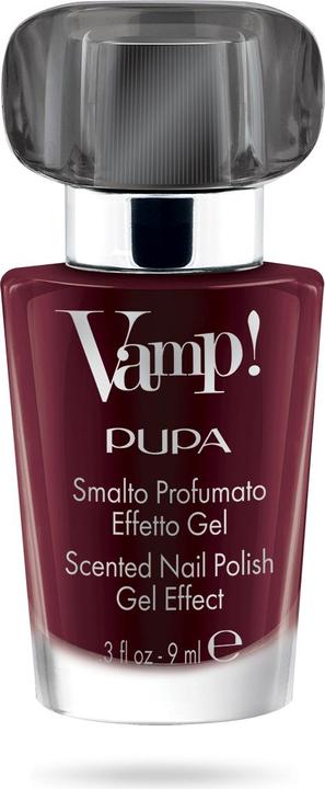 Produktbild Pupa Milano Vamp! Scented Nail Polish intrepid red black 304 (304 Intrepid Red-Black, Farblack)