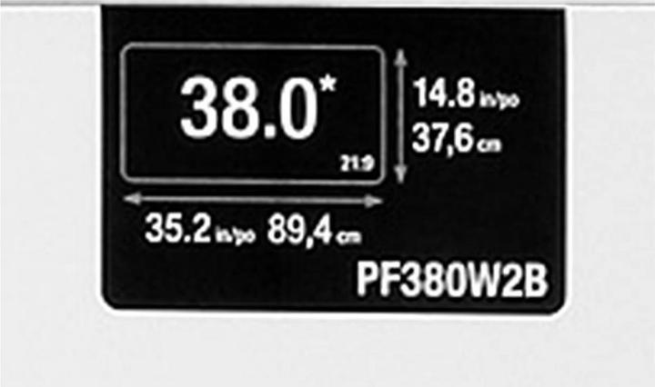 Produktbild 3M PF380W2B (38", 21 : 9)