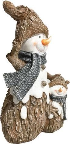 Produktbild Bekos Grosse Dekofigur Schneemann mit Kind