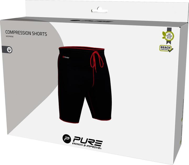 Image du produit Luxtri Short de compression XL Pantalon de course en néoprène pour hommes et femmes p sport fitness (XL)