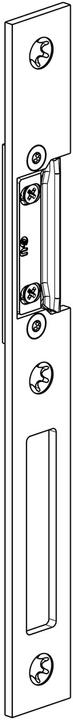 Image du produit G-U Gâches Secury 216x24x3mm R, ER mat (Plaque de frappe)