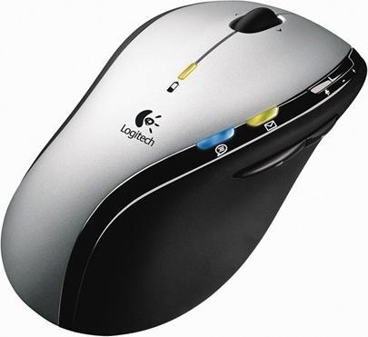 Logitech MX610 Laser Cordless Mouse für Linkshänder (Kabellos)