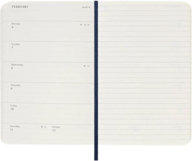 Produktbild Moleskine Notizkalender (A6, Pocket, Englisch)