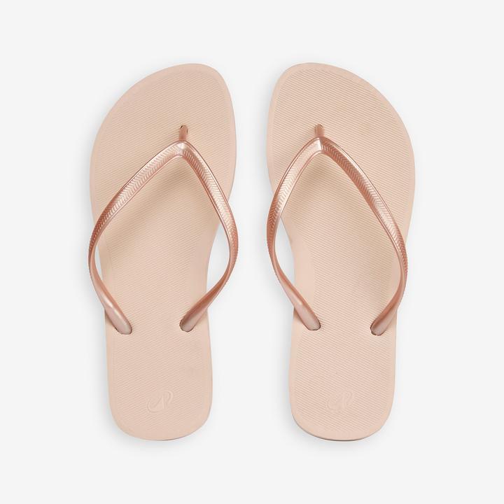 Produktbild Olaian Women’s flip-flops - 500 Gold peach beige orange (37)