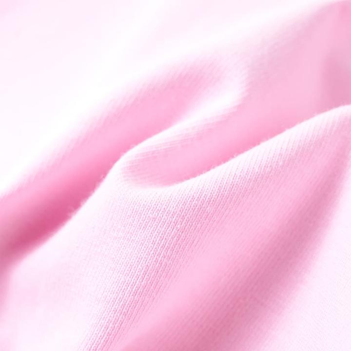 Actual product image VidaXL Children's T-shirt light pink 92,Material: 95 % cotton. 5 (92)