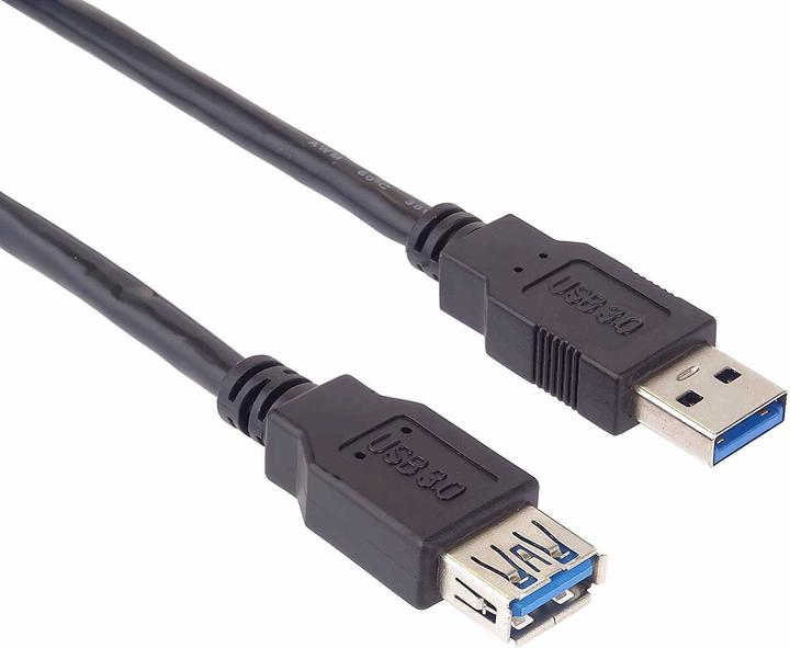 PremiumCord USB-A - USB-A USB cable 3 m black (ku3paa3bk) (3 m, USB 3.2 Gen 1)