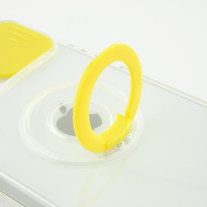 Actual product image PhoneLook Coque Caméra clapet avec anneau jaune (Apple iPhone 14 Plus)