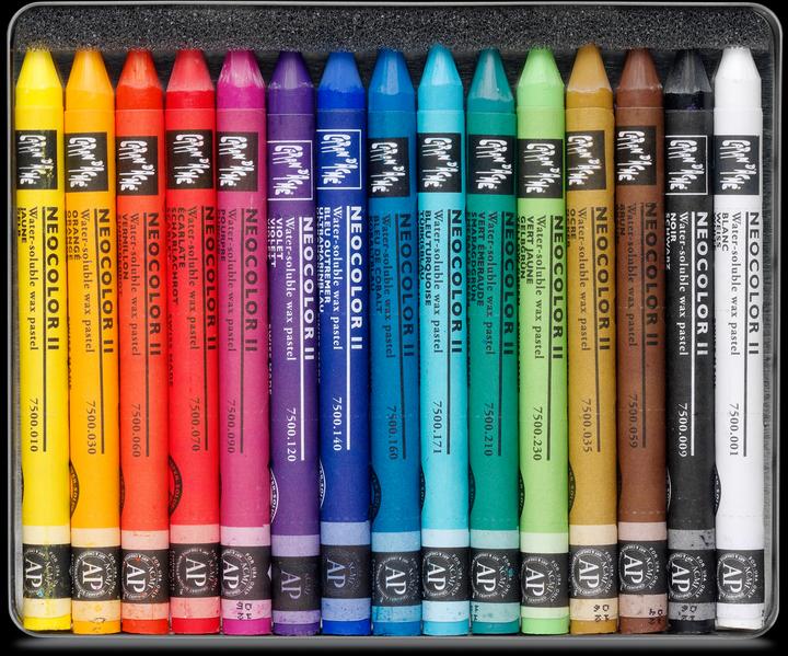 Immagine prodotto Caran d'Ache Neocolor II Aquarelle Metallschachtel (Multicolore, 15 x)