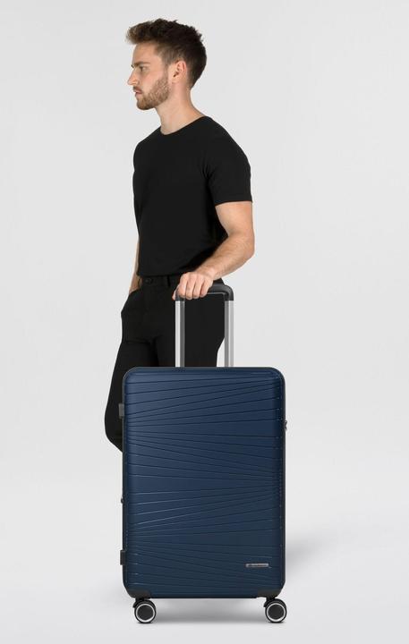 Actual product image Franky Dallas 3.0 4-wheel trolley M 65 cm with stretch fold (74 l, M (50 - 90l))