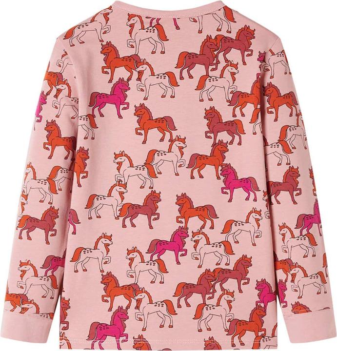 Produktbild VidaXL Kinderpyjama mit Langen Ärmeln Hellrosa 104,Material: 95 (104)