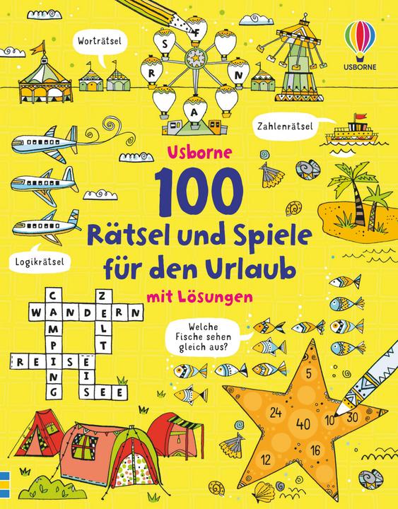 100 Rätsel und Spiele für den Urlaub (Deutsch, Phil Clarke, 2022)