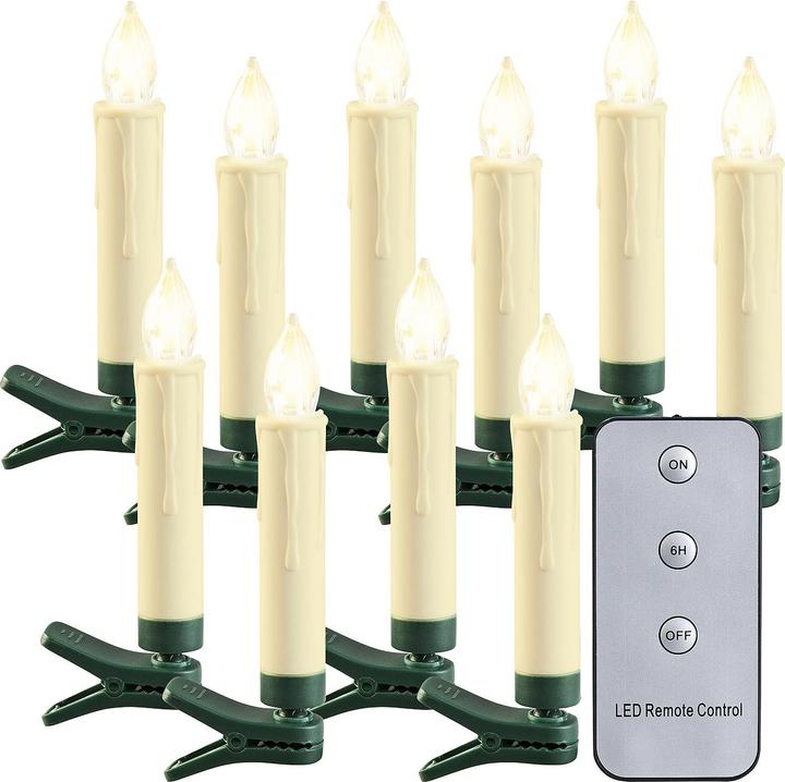 Actual product image Lunartec Outdoor Christmas tree candles (20 x)
