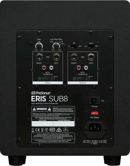 Immagine prodotto PreSonus Eris Sub 8 BT (Subwoofer attivo, 1 pz., 1x 50 W)