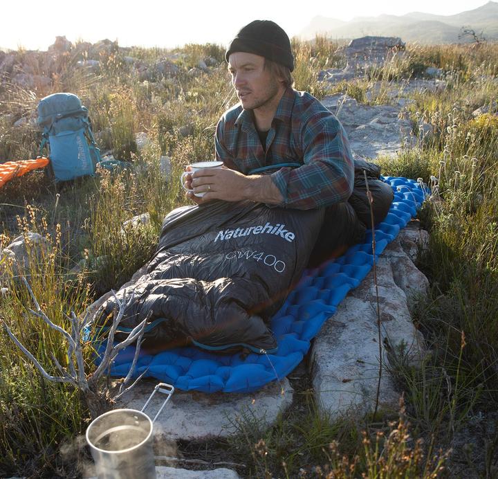 Productafbeelding Naturehike CW400 Square Down Sleeping Bag CW400M/Black/650 Duck Down