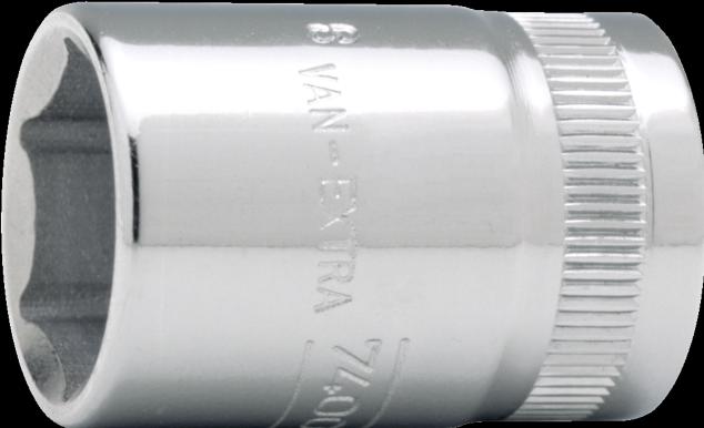 Actual product image Bahco 3/8 in sq drive socket, 21mm (21 mm)