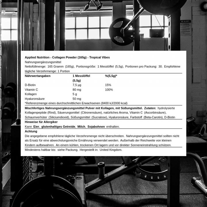 Immagine prodotto Applied Nutririon Collagene in polvere (Vibrazioni tropicali, 1 pz., 165 g)