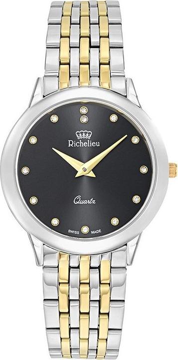 Produktbild Richelieu Klassische schwarze Richelieu-Uhr (32 mm)