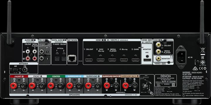 Actual product image Denon Avr-X1300w (7.2 channels, FM)