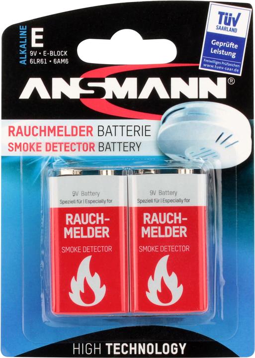 Produktbild Ansmann Batterie (2 Stk., 9V Block)