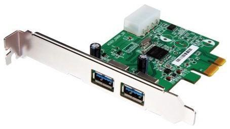 Image du produit Transcend CARTE PCI-EXPRESS TS-PDU3 USB 3.0 - 2 PORTS EXTERNES