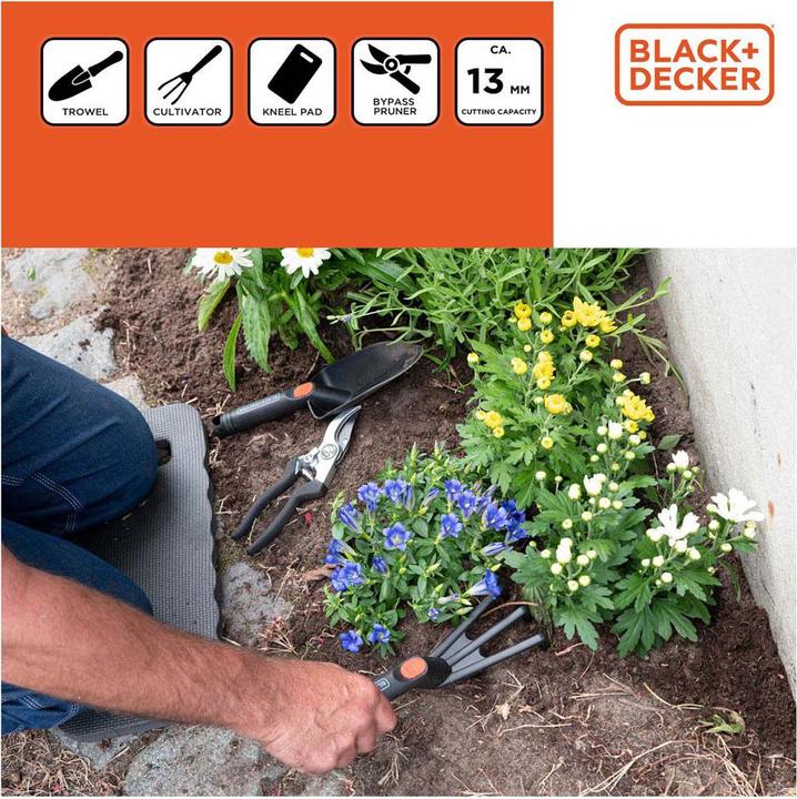 Produktbild Black & Decker Garden tool set 4pc