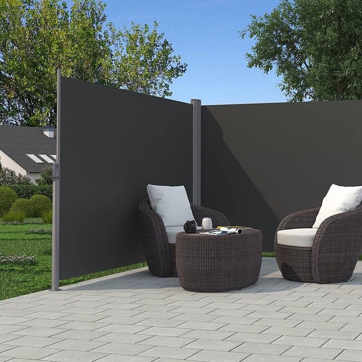 Produktbild Songmics Doppelseitenmarkise (160 cm)