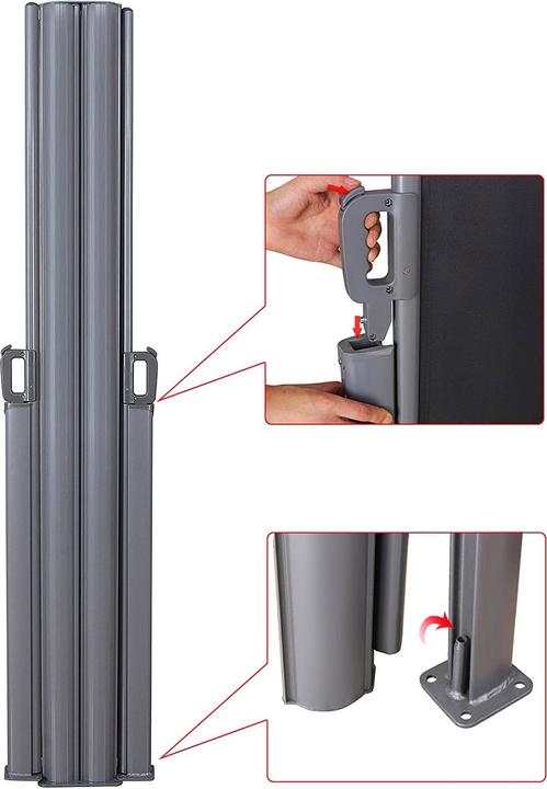 Produktbild Songmics Doppelseitenmarkise (160 cm)