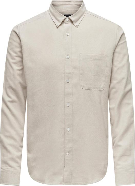 Only & Sons Einfarbiges Langarmhemd