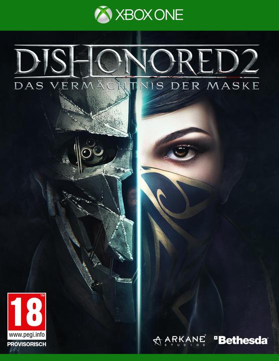Produktbild Bethesda Dishonored 2: Das Vermächtnis der Maske (Xbox One X, Xbox One S, DE)