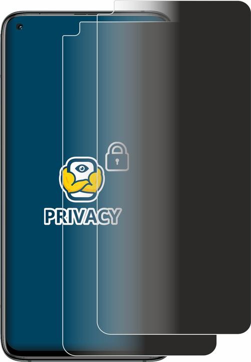 Produktbild BROTECT Sichtschutzfolie Anti-Spy Privacy Folie Blaulicht-Schutz (2 Stück, Xiaomi Mi 10T Pro 5G)