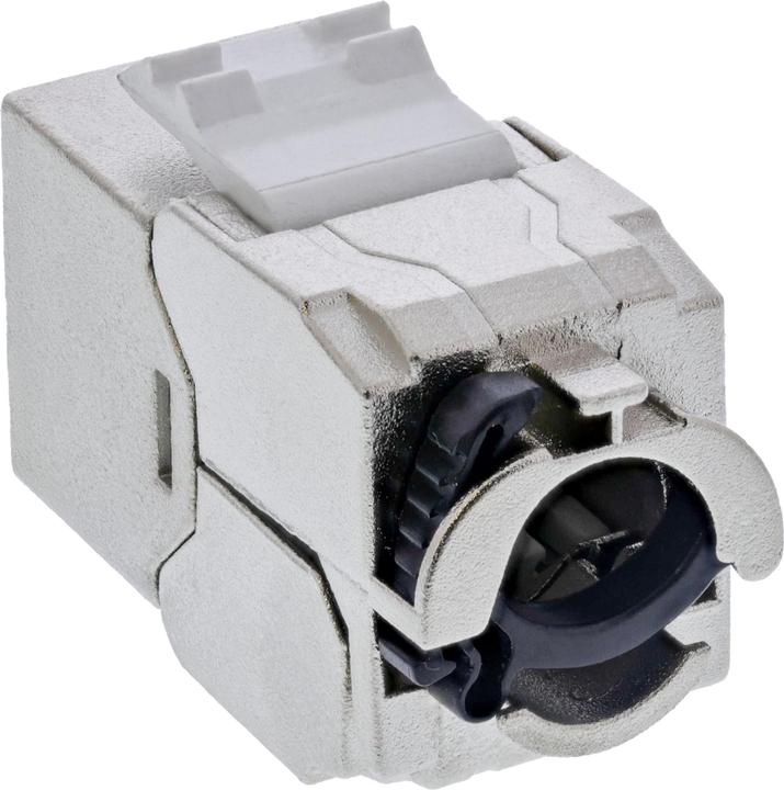 Image du produit InLine Keystone RJ45 femelle Slim, SNAP-In, Cat.6A, serre-câble intégré (Module Keystone)