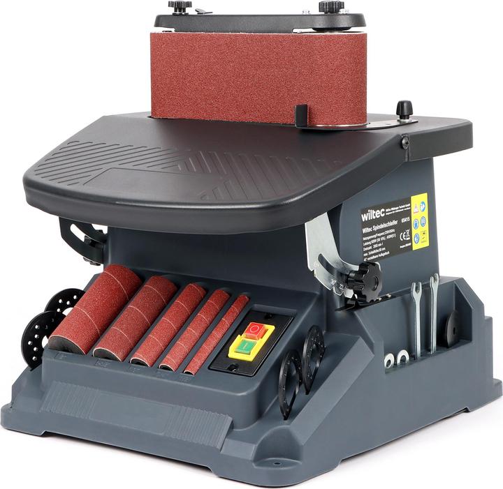 Produktbild Wiltec Spindelschleifer oszillierend 500W Bandschleifer Schleifmaschine Werkzeug (Oszillationsschleifer, 500 W)