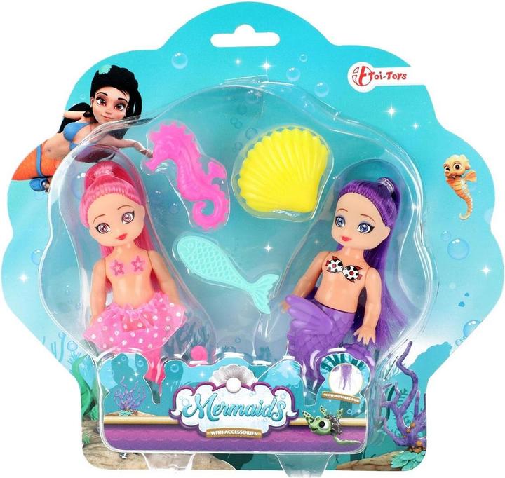 Actual product image Toi-Toys Mermaids Mermaid Doll with Accessories, 12cm