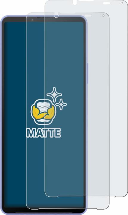 Actual product image BROTECT Anti-glare screen protector matt (2 Piece, Sony Xperia 10 IV)