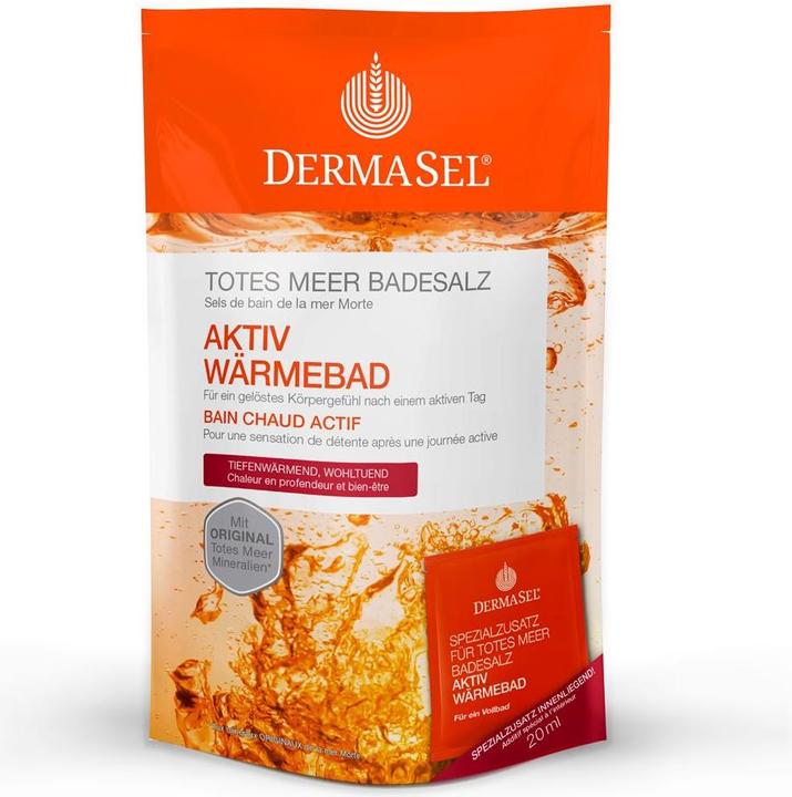 DermaSel Totes Meer Badesalz + Aktiv Wärme SPA, 1 P KPG (Badesalz)