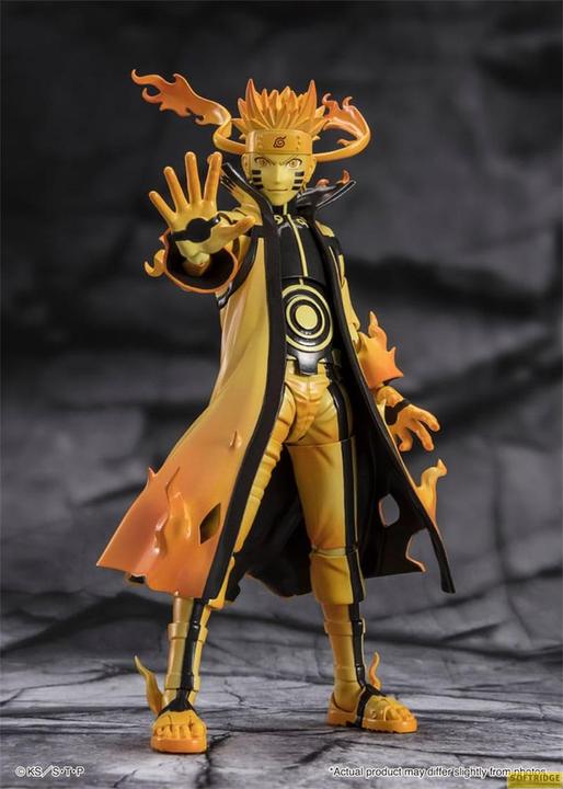 Image du produit Bandai Naruto figurine S.H. Figuarts Naruto Uzumaki (Kurama Link Mode) - Courageous Strength That Binds - 1