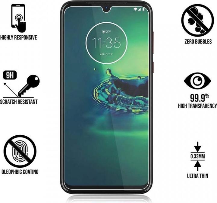 Immagine prodotto Screenguard Motorola Moto G8 Plus Pellicola protettiva in vetro Custodia Design amichevole (1 Pezzo/i, Motorola Moto G8 Plus)