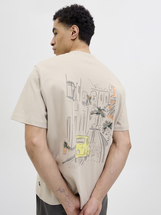 Actual product image Jack & Jones Gedruckt Rundhalsausschnitt T-shirt T-shirt (S)