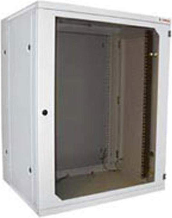 Actual product image Conteg RUN wall-mounted enclosure Comfort 12 HE (HxWxD) 624x600x500 mm (12 RU, 19 inch rack)
