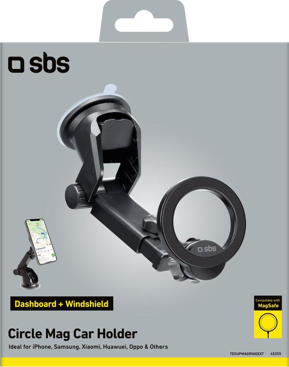 Image du produit SBS Support magnétique pour interface entreprise et pare-brise compatible avec MagSafe