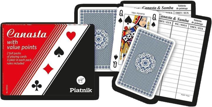 Actual product image Piatnik 2303 - Canasta mit Wertungsblock (German)