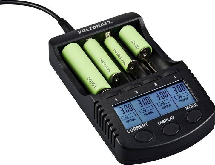 Actual product image Voltcraft Round cell charger CC-2 (1 pcs., AA, AAA, Battery + charger)