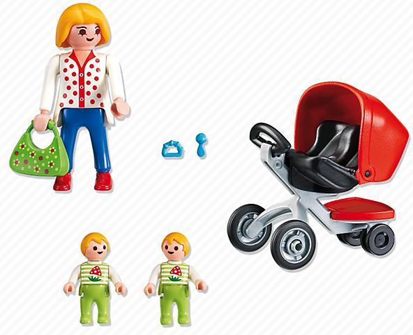 Immagine prodotto Playmobil 5573 Carrozzina gemellare (5573, Playmobil City Life)